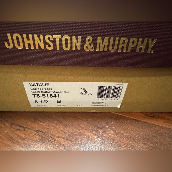 Johnston & Murphy women’s NATALIE Cap Toe Boot size 8.5 - Picture 8 of 9